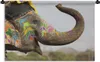 MuchoWow® Wandteppich Wandbehang Elefant - Kunst - Indien Produktbild-Vorschau 1