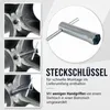 Stehtisch 2in1 Bistrotisch Alu klappbar höhenverstellbar Produktbild-Vorschau 5