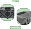 A collage of two close-up images of a gray wagon, with a logo and text at the top and a descriptive text bubble at the bottom. Produktbild-Vorschau