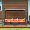 Outsunny Pergola Pavillon Terrassenüberdachung mit Produktbild-Vorschau 9