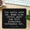 Mr. & Mrs. Panda Mouse Pad Ich spüle erst ab,... - Schwarz Produktbild-Vorschau 2