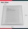 KOTARBAU® Čtvercová ventilační mřížka 165 x 230 mm z Náhled obrázku produktu 3
