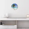 DEQORI Glasuhr Ø30 cm Römisch 'Paradiesischer Strand' Produktbild-Vorschau 3