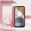 Moto G32 Pouzdro,PolyuretanKožené Pouzdro s Mramorovým Náhled obrázku produktu 4
