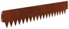 vidaXL Rasenkante 20 stk. 103 x 20 cm Stahl Rostoptik Produktbild-Vorschau 1