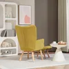 Fauteuil à oreilles HOMCOM avec repose-pieds, fauteuil Voir les images du produit 8