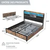 INONEFT Polsterbett 140x200cm mit USB-Ladegerät,Bett mit Produktbild-Vorschau 7