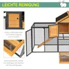 Clapier surélevé PawHut avec porte verrouillable, pour Voir les images du produit 4