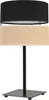 Lámpara de mesa con pantalla de yute, 20 cm, color negro Vista previa de la imagen del producto 1