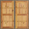 vidaXL Tavolo da giardino con piano in legno di acacia Anteprima dell’immagine prodotto 6
