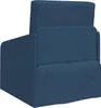 vidaXL Sofa rozkładana niebieska 65 x 80 x 83 cm tkanina Podgląd zdjęcia produktu 7
