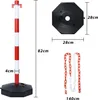 XINZI 4 ks PE zábran 82 cm - červeno-bílé výstražné barvy, Náhled obrázku produktu 2