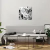 Bilder auf glas - Einteilig - Blumen Schwarzweiß Fotografie Produktbild-Vorschau 6
