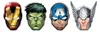 Maschere di carta fustellate dei Mighty Avengers Anteprima dell’immagine prodotto 3