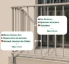 Jardinière Vercony pour balustrade à barreaux - Voir les images du produit 10