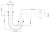 Bad Röhrensiphon für Waschbecken 1 1/4" x 32mm Edelstahl Produktbild-Vorschau 2
