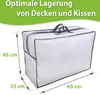 2x Aufbewahrungstasche für Bettdecken - Tasche Aufbewahrung Produktbild-Vorschau 2