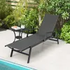 COSTWAY Sonnenliege Rattan bis 150kg, Gartenliege mit Produktbild-Vorschau 2