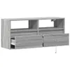 TV-Wandschrank mit LED-Beleuchtung Grau Sonoma 100x31x45 cm Produktbild-Vorschau 9