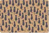 MuchoWow® Schreibtischunterlage Muster - Katze - Silhouette Produktbild-Vorschau 1