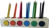 Holz Buntstiftsortierer ORGANIZER Montessori 6 Farben Produktbild-Vorschau 1