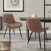 ML-Design sada 2 jídelních židlí s opěradlem a područkami, Náhled obrázku produktu 1