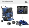 PawHut Hundetrolley, faltbarer Hundebuggy, Hundewagen mit Produktbild-Vorschau 5