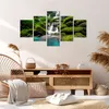 Bild auf Leinwand - Leinwandbild - Park Wasserfall Wasser - Produktbild-Vorschau 7