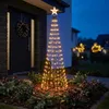 Albero di Natale luminoso con stella apicale, altezza 210 Anteprima dell’immagine prodotto 3