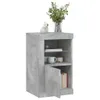 vidaXL Armoire d'appoint avec lampes LED gris béton Voir les images du produit 8