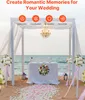 VEVOR Couronne de fleurs artificielles, 340x340x90 mm, Voir les images du produit 6
