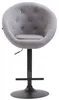 CLP Barhocker London V2 Stoff drehbar und höhenverstellbar Produktbild-Vorschau 2
