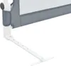 vidaXL Ochraniacz na łóżko dla dziecka szary 180x42 cm Podgląd zdjęcia produktu 6