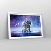 Gerahmtes Poster - Weißer Rahmen - Kosmonaut Weltraum - Produktbild-Vorschau 8