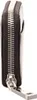 Close-up of a zipper on a black purse. Produktbild-Vorschau