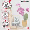 KOTARBAU® 2er Set Blumentopf Senffarbe Keramik glasiert  ⌀ Produktbild-Vorschau 4