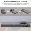 HOMCOM Schlafsessel klappbar, dunkelgrau, Schlafsofa & Produktbild-Vorschau 4