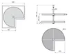 Jeu de plateaux Shelvo 3/4 pour module 900 mm en plastique Voir les images du produit 2