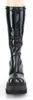 SHAKER-65 Damen Boots von DemoniaCult, Schwarz Hologlanz , Produktbild-Vorschau 2