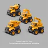OKWISH Spielfahrzeuge Kinder, Inertial Bagger für Jungen, Produktbild-Vorschau 2