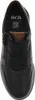A top-down view of a black leather shoe. Anteprima dell’immagine prodotto