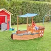 HOME DELUXE - Sabbiera MATSCHEKISTE - Veliero con telo e Anteprima dell’immagine prodotto 12