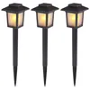 3er Set LED Solarlampen, Laternen Design, Feuereffekt, H 37 Produktbild-Vorschau 9