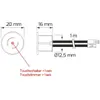 12V MINI-AMP - 2m Kabel mit Einbau-Touchschalter 24W - Produktbild-Vorschau 3