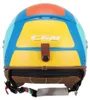 Jet Helm CGM 191G PIX SPRINT Celeste Blue Orange Matt Produktbild-Vorschau 3