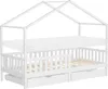 ML-Design dětská postel domeček postel 90x200 cm bílá s Náhled obrázku produktu 1