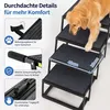 GIHAUVIA Hundetreppe faltbar 5 Stufen Hunderampe Produktbild-Vorschau 4