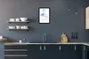 MuchoWow® MuchoWow® Gerahmtes Poster Blau - Lila - Flamingo Produktbild-Vorschau 2