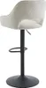 Set aus 2 Barhockern aus Cord und schwarzem Metall - Produktbild-Vorschau 7