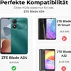 Marketing image showing compatibility of a phone case with different ZTE phone models. Produktbild-Vorschau